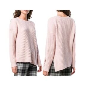 Vince Lai 100 Oversized Bubble gum Pink Sweater Size Large